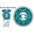 TOTAL - DISC DIAMANTAT ULTRASUBTIRE - 180X22.2MM - INDUSTRIAL