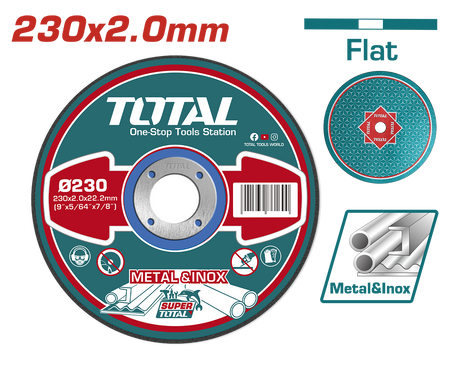 Accesorii scule electrice TOTAL, Disc debitare metale TOTAL - 230 mm, 2, atomico.ro