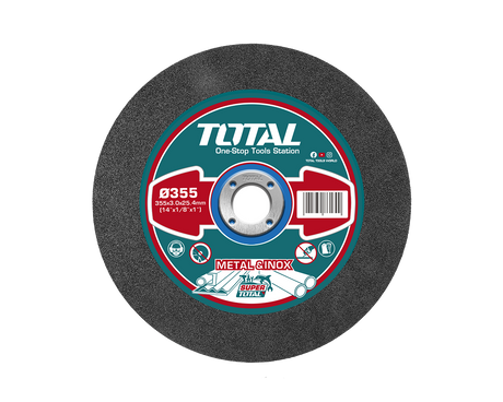 Total, Disc abraziv TOTAL taiere metal 355x3x25.4 mm, 1, atomico.ro