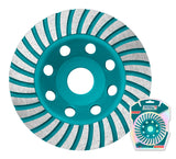 Cupa diamantata TOTAL 115 mm, slefuire beton, ax 22.2 mm, segment 20 mm