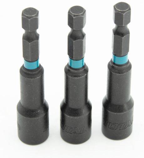 Accesorii scule electrice TOTAL, Set chei impact Total, 3buc, 8mm - 1/4 hex - 65mm, 2, atomico.ro