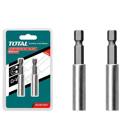 Accesorii scule electrice TOTAL, Prelungitor bit Total - 60mm, 2 buc / set, atomico.ro