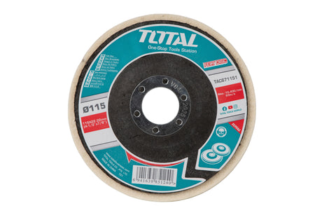 Accesorii scule electrice TOTAL, Disc pasla Total pentru slefuit si listruit 115X22.22mm, 2, atomico.ro