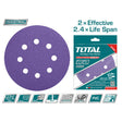 TOTAL - DISC HARTIE ABRAZIVA 150MM - P800,P1000,P1200,P1500,P2000
