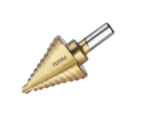 Atomico, Burghiu in trepte TOTAL 6–35 mm, HSS 4341, finisaj titan, pentru metal, 1, atomico.ro