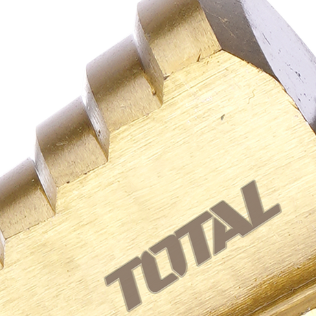 Scule TOTAL, Burghiu in trepte TOTAL 6–38 mm, HSS 4341, finisaj titan, pentru metal, 4, atomico.ro