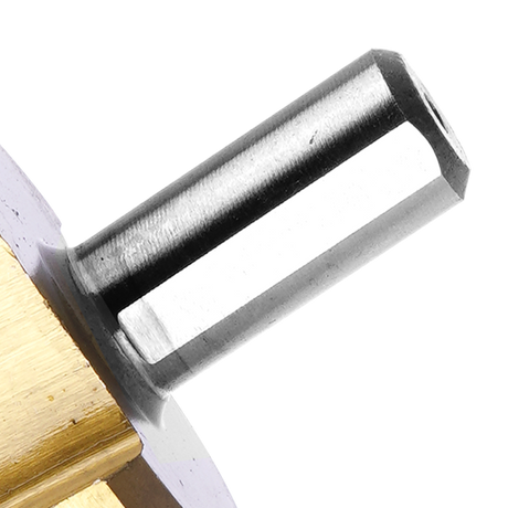Scule TOTAL, Burghiu in trepte TOTAL 6–38 mm, HSS 4341, finisaj titan, pentru metal, 2, atomico.ro