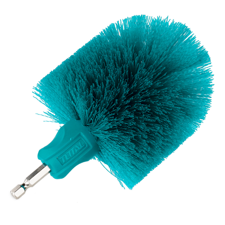 Scule si unelte de mana, Set perii curatare TOTAL 11 piese, perii moi si medii, discuri, bureti, extensie 152 mm, 3, atomico.ro