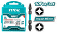 TOTAL - SET 10 BITI DE IMPACT PH2XPH2X65MM
