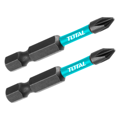 Scule TOTAL, Set biti impact TOTAL PH2, 50 mm, S2, 2 buc, 1, atomico.ro
