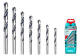 Set burghie metal TOTAL 7 piese, HSS 4341, 2–6 mm