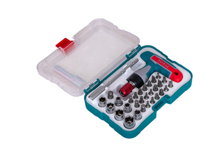 Total, Set TOTAL 31 surubelnite clichet cu maner T, 2, atomico.ro