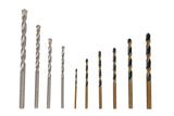 TOTAL - SET BURGHIE PENTRU METAL/BETON SI BITURI 16 BUC