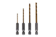 TOTAL - SET 4 BURGHIE HSS PRINDERE HEX 1/4