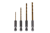 TOTAL - SET 4 BURGHIE HSS PRINDERE HEX 1/4