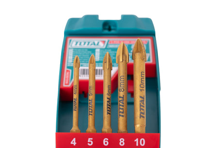 Diamante sticla, Set burghie pentru sticla Total - 5 piese, 4, atomico.ro