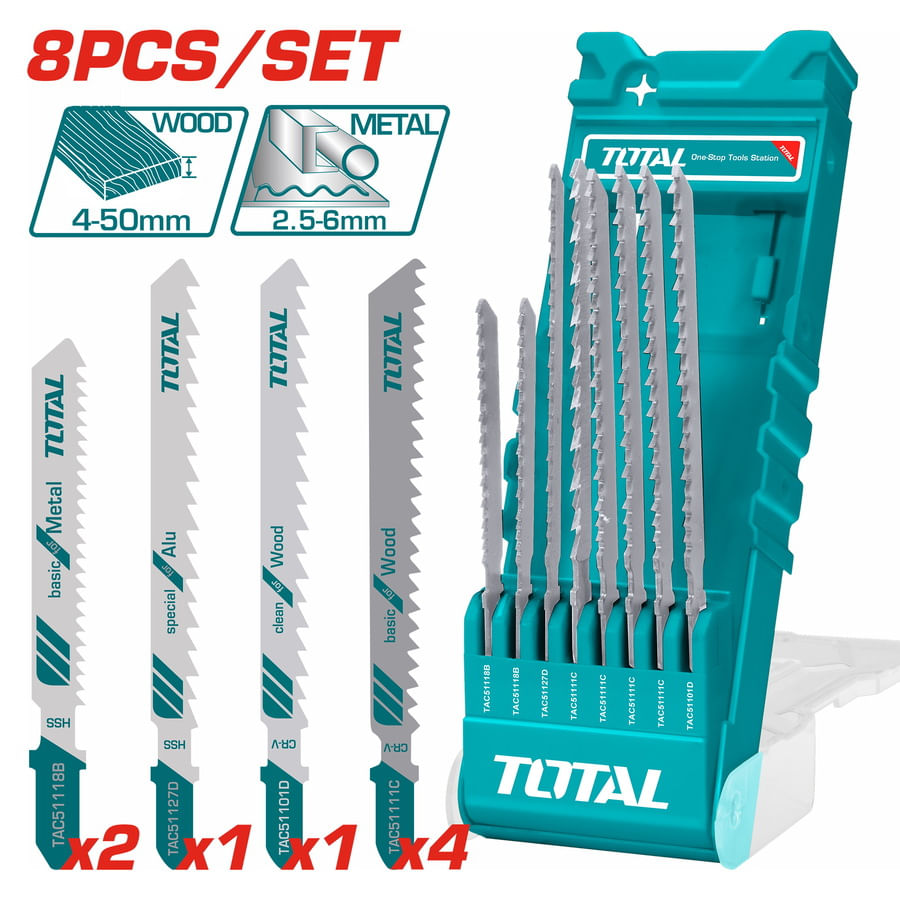 Set lame fierastrau TOTAL 450MM pentru aluminiu, metal, lemn, 1, atomico.ro