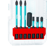 Set biti impact TOTAL 31 piese, 25/50/89 mm, piulite magnetice, suport inclus