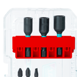 Set biti impact TOTAL 31 piese, 25/50/89 mm, piulite magnetice, suport inclus