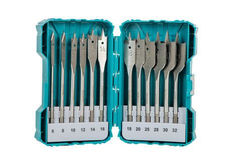 Accesorii scule electrice TOTAL, Set 12 buc burghie plate TOTAL pentru lemn, 4, atomico.ro