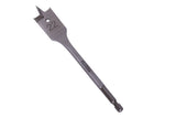 Set 12 buc. burghie plate pentru lemn TOTAL, 8–32 mm, tija hex 1/4"