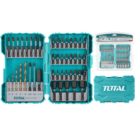 Accesorii scule electrice TOTAL, Set 45 biti de impact pentru surubelnita TOTAL, 1, atomico.ro