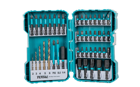 Accesorii scule electrice TOTAL, Set 45 biti de impact pentru surubelnita TOTAL, 2, atomico.ro