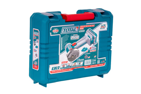 Scule electrice, Mini polizor unghiular TOTAL 20V, Brushless, disc 76 mm, 20.000 rpm, acumulator 2.0Ah, incarcator, 2, atomico.ro