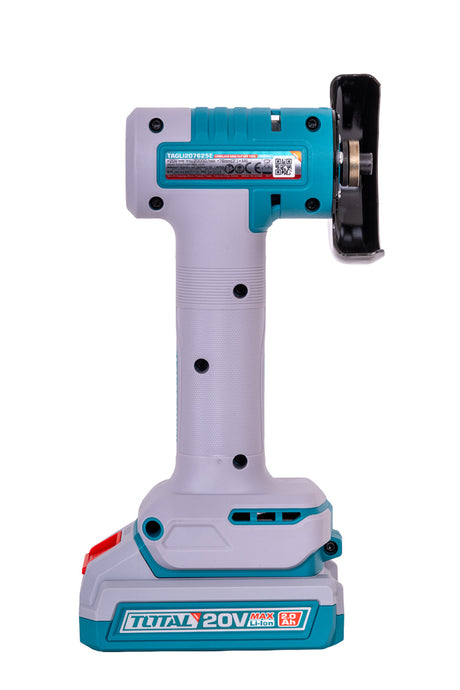 Scule electrice, Mini polizor unghiular TOTAL 20V, Brushless, disc 76 mm, 20.000 rpm, acumulator 2.0Ah, incarcator, 4, atomico.ro