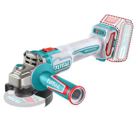 Oferta Zilei, Polizor unghiular TOTAL 125mm, 20V – motor Brushless, protectie la suprasarcina (nu include acumulator si incarcator)), 1, atomico.ro