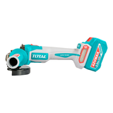 Polizor unghiular TOTAL 115 mm, 42V, 1080W, brushless (INCLUDE 2 ACUMULATORI, 1 INCARCATOR)