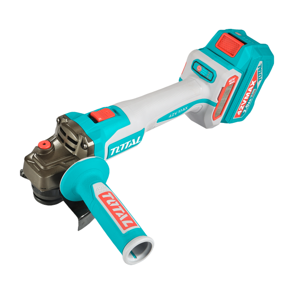 Polizor unghiular TOTAL 115 mm, 42V, 1080W, brushless (INCLUDE 2 ACUMULATORI, 1 INCARCATOR), 1, atomico.ro