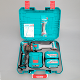 Polizor unghiular TOTAL 115 mm, 42V, 1280W, brushless (INCLUDE 2 ACUMULATORI, 1 INCARCATOR)