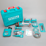 Polizor unghiular TOTAL 115 mm, 42V, 1280W, brushless (INCLUDE 2 ACUMULATORI, 1 INCARCATOR)