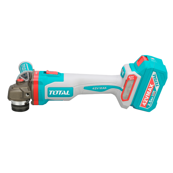 Polizor unghiular TOTAL 115 mm, 42V, 1280W, brushless (INCLUDE 2 ACUMULATORI, 1 INCARCATOR), 7, atomico.ro