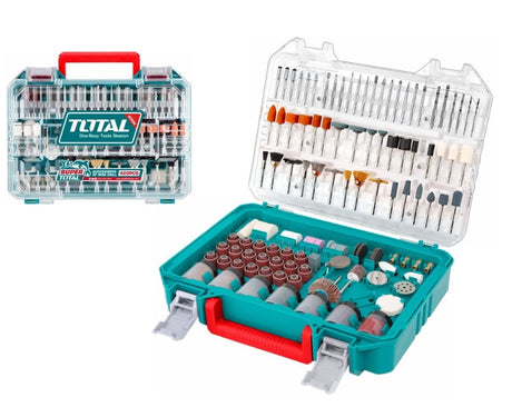 Accesorii scule electrice TOTAL, Set 420 accesorii TOTAL pentru mini polizor, 1, atomico.ro