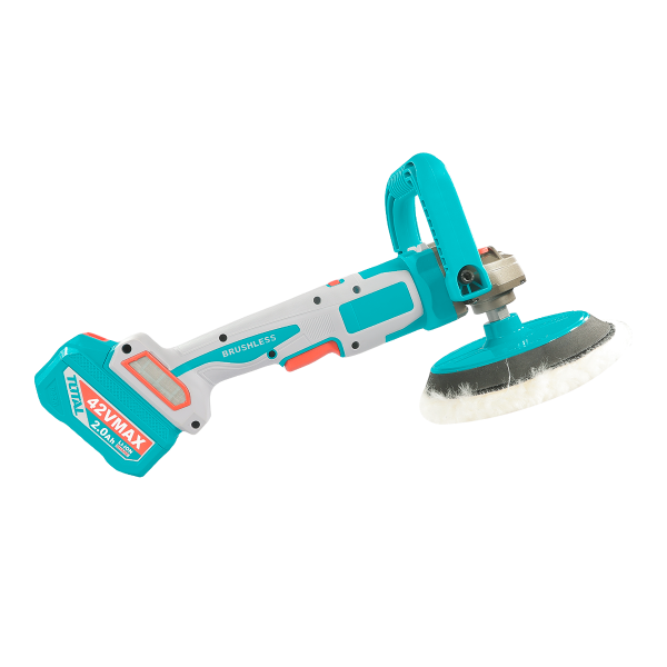 Masina de polisat TOTAL 42V, 180 mm, brushless, cu 2 acumulatori 2.0Ah si incarcator, 8, atomico.ro