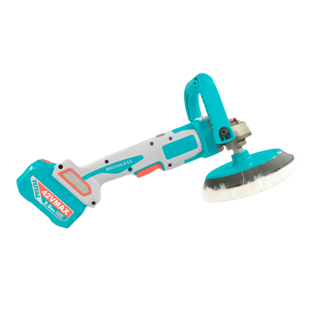 Masini de lustruit si polisat, Masina de polisat TOTAL 42V, 180 mm, brushless, cu 2 acumulatori 2.0Ah si incarcator, 8, atomico.ro