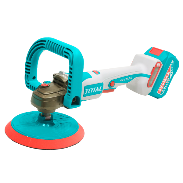 Masina de polisat TOTAL 42V, 180 mm, brushless, cu 2 acumulatori 2.0Ah si incarcator, 7, atomico.ro
