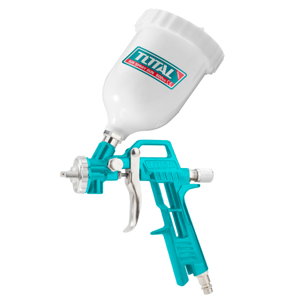 Kit pentru vopsit TOTAL 5 piese, cu pistol vopsit, pistol suflare, pistol spalare, pistol umflat roti si furtun spiralat 4 m, 4, atomico.ro