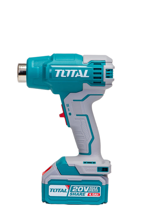 Pistoale aer cald/de lipit/de vopsit, Feon industrial TOTAL 20V INCLUDE ACUMULATOR+INCARCATOR, 2, atomico.ro