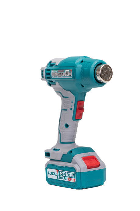 Pistoale aer cald/de lipit/de vopsit, Feon industrial TOTAL 20V INCLUDE ACUMULATOR+INCARCATOR, 4, atomico.ro