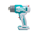 Suflanta aer cald TOTAL 20V, 550°C, debit 200 l/min, display LCD, accesorii incluse (contine 1 acumulator si 1 incarcator)