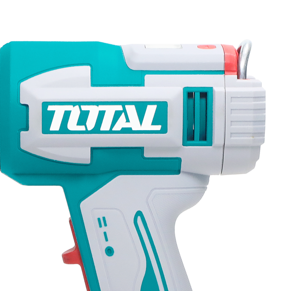 Suflanta aer cald TOTAL 20V, 550°C, debit 200 l/min, display LCD, accesorii incluse (contine 1 acumulator si 1 incarcator), 4, atomico.ro