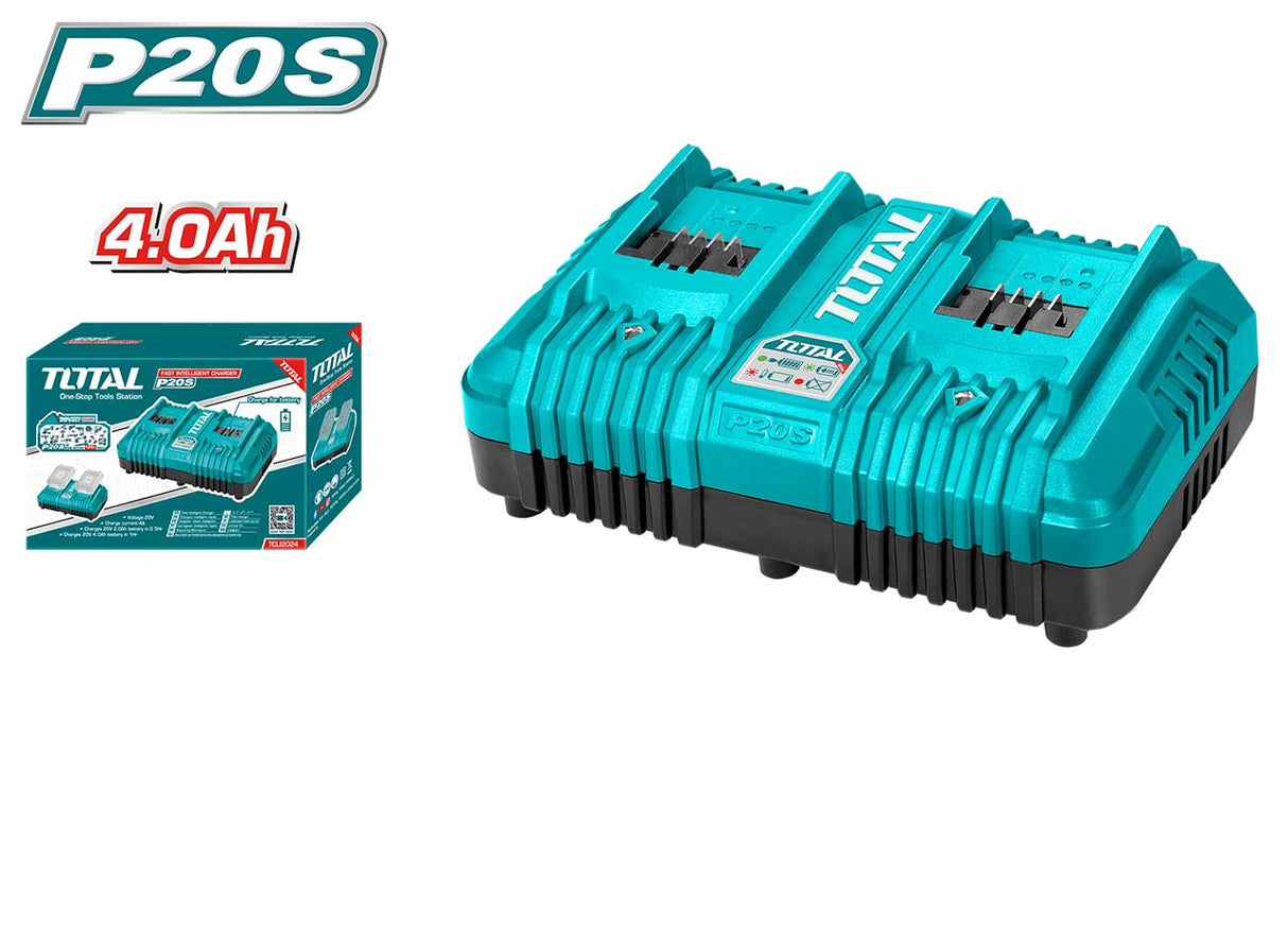 Incarcator rapid pentru acumulatori TOTAL 20V 220-240V - 50/60Hz, 1, atomico.ro