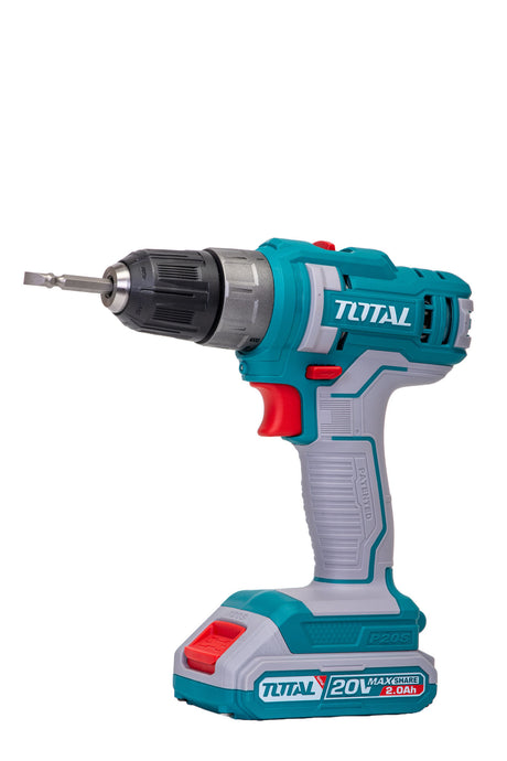 Total, Masina de gaurit TOTAL cu acumulator 20V-2.0AH LI-ION 1 acumulator, 1 incarcator inclus, 2, atomico.ro