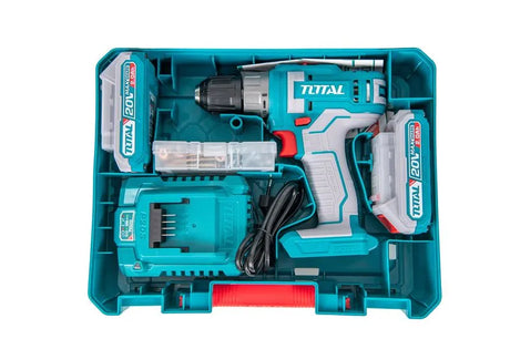Total, Masina de gaurit TOTAL Industrial cu acumulator 20V-2.0Ah Li-Ion (include 2 acumulatori, 1 incarcator) - Resigilat, 3, atomico.ro