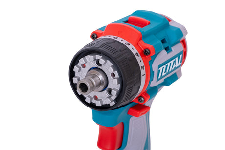 Puterea Mobila, Masina de gaurit si insurubat TOTAL 20V, 66 Nm, motor fara perii, 4 capete interschimbabile, 4, atomico.ro