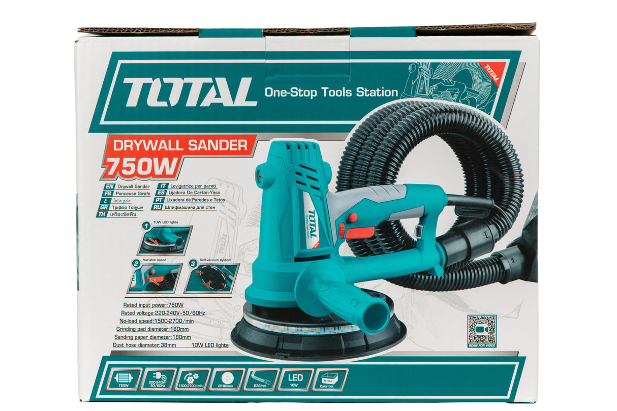 Masina de slefuit pereti si tavane TOTAL Industrial  - 750W, 2, atomico.ro
