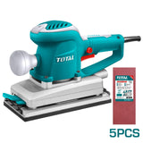 Masina de slefuit Total Industrial 350W, baza aluminiu 220x110 mm, 11000 rpm - Resigilat